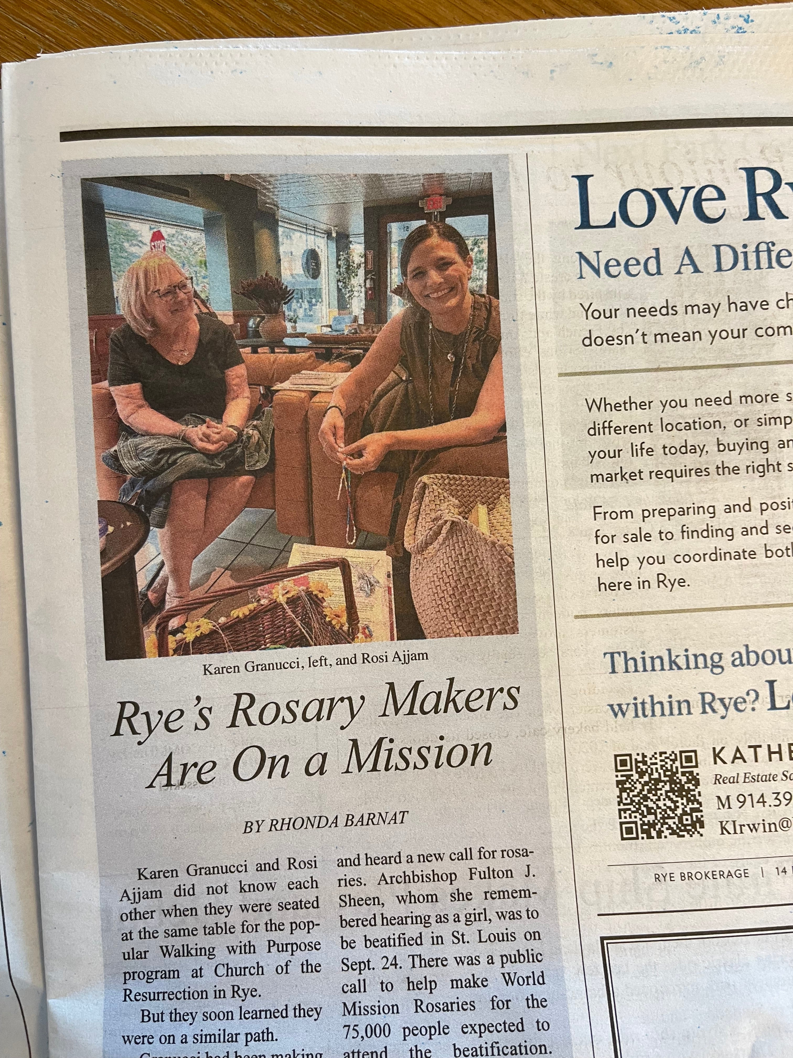 Mater Rosae in The Rye Record