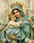 Marian Art - Mater Ecclesiae | Mother of the Church - acrylic frame