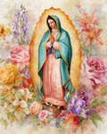 Marian Art - Our Lady of Guadalupe - acrylic frame