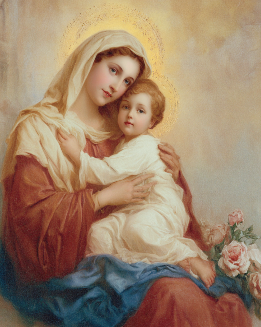 Marian Art - Our Lady of Schoenstatt - acrylic frame