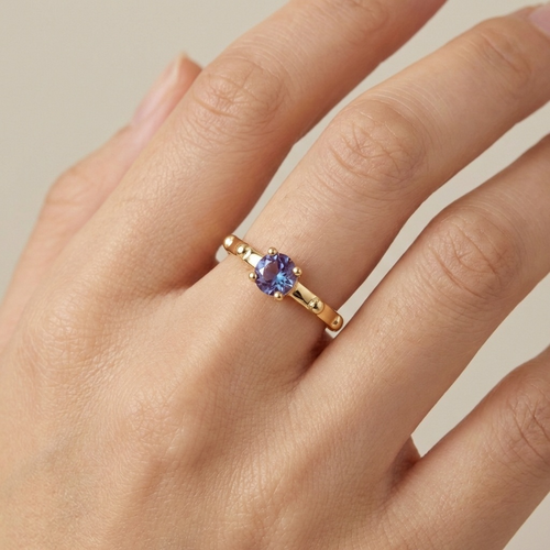 Alexandrite June - Solitaire Birthstone Collection