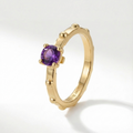 Amethyst February - Solitaire Birthstone Collection