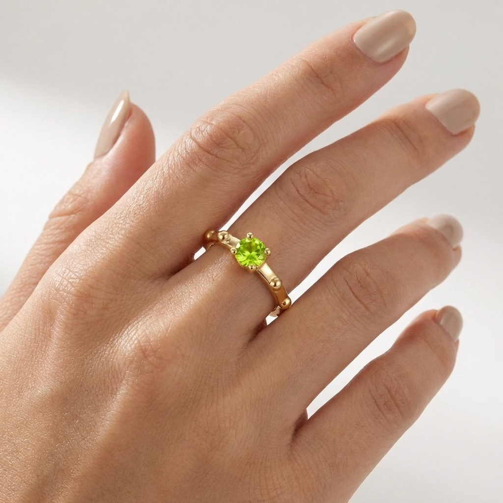 Peridot August - Solitaire Birthstone Collection