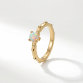 Opal October - Solitaire Birthstone Collection