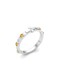 The Chinita Ring - Rhodium-covered Sterling Silver