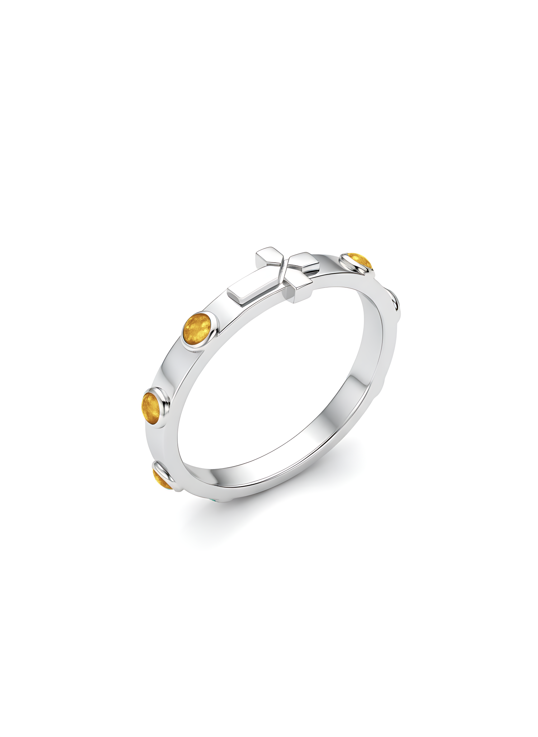The Chinita Ring - Rhodium-covered Sterling Silver