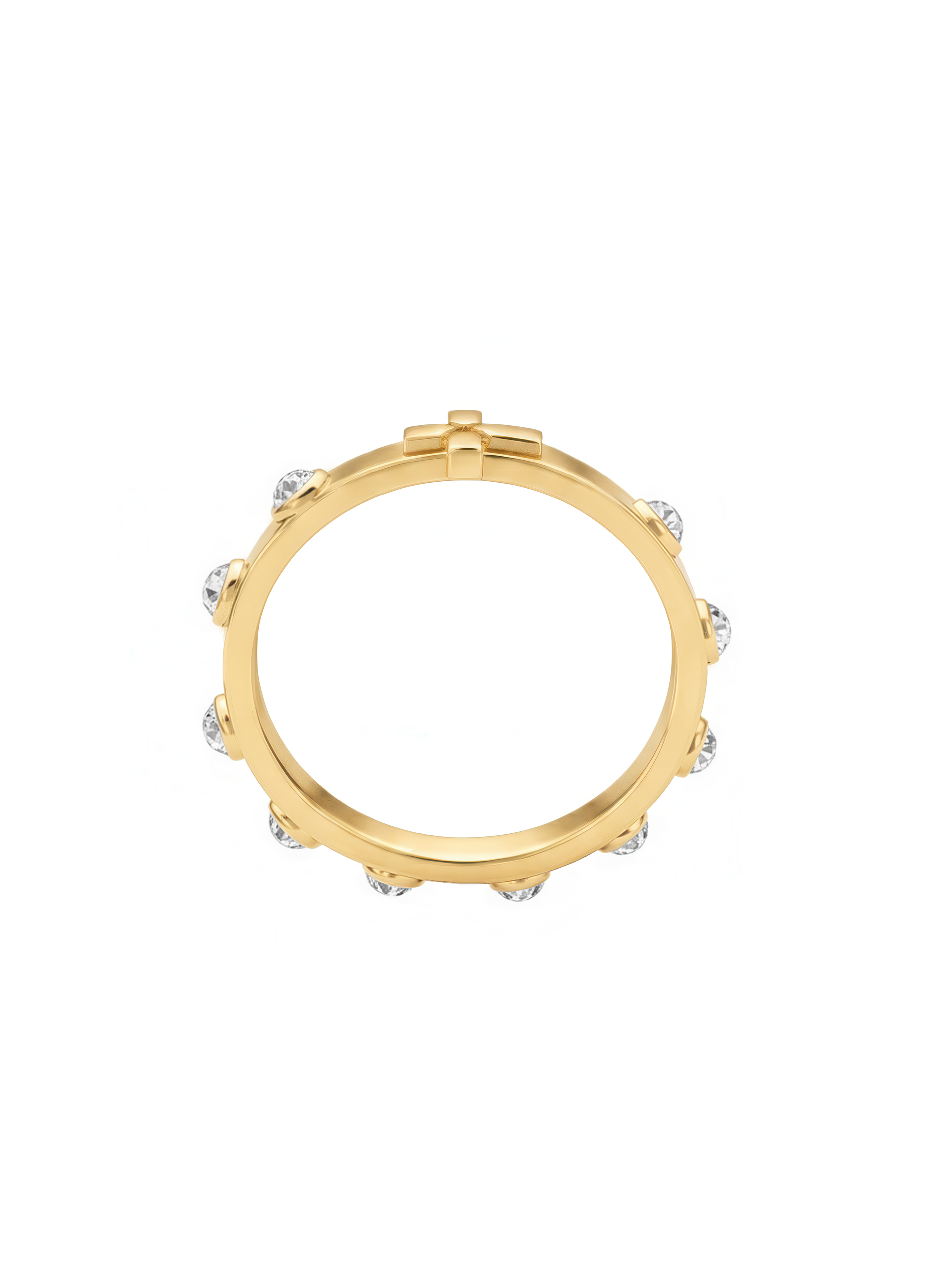 The Classic Ring with diamonds — 14k Solid Gold