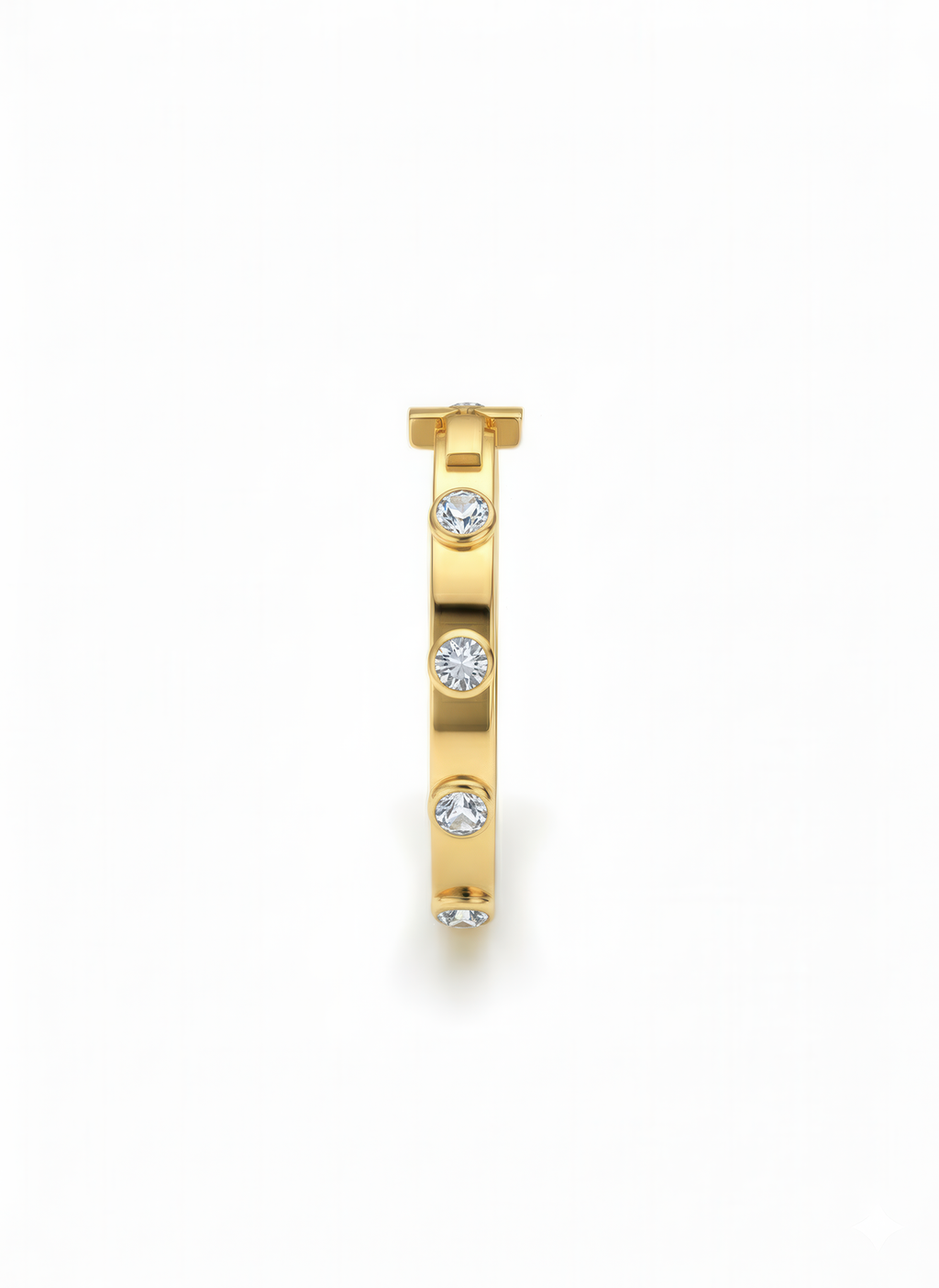 The Classic Ring with diamonds — 14k Solid Gold