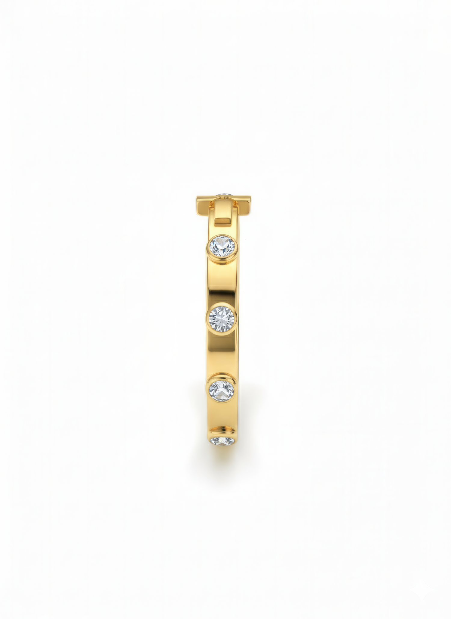 The Classic Ring with diamonds — 14k Solid Gold