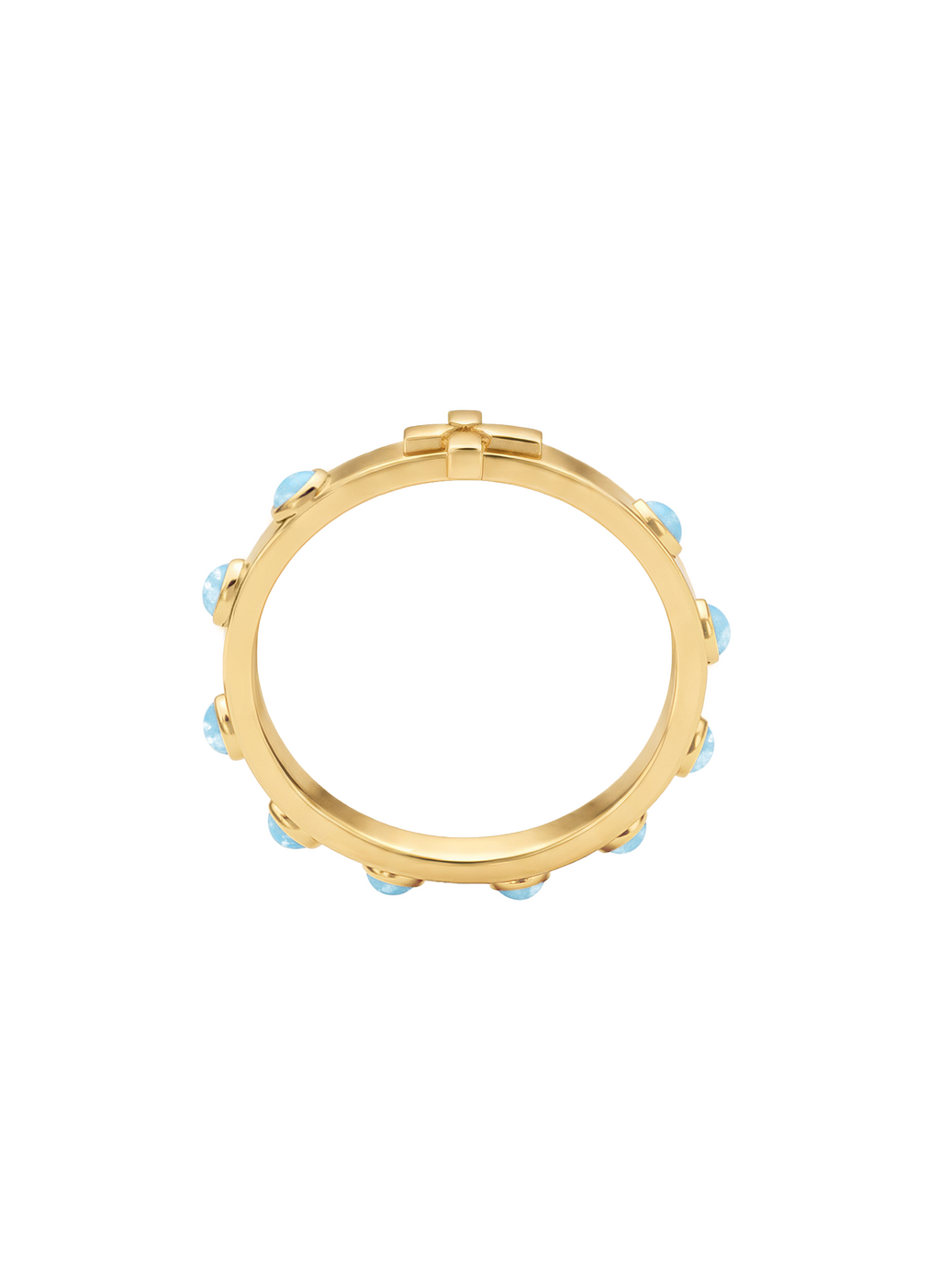 The Immaculate Ring - 14k Gold Vermeil and Immaculate Blue