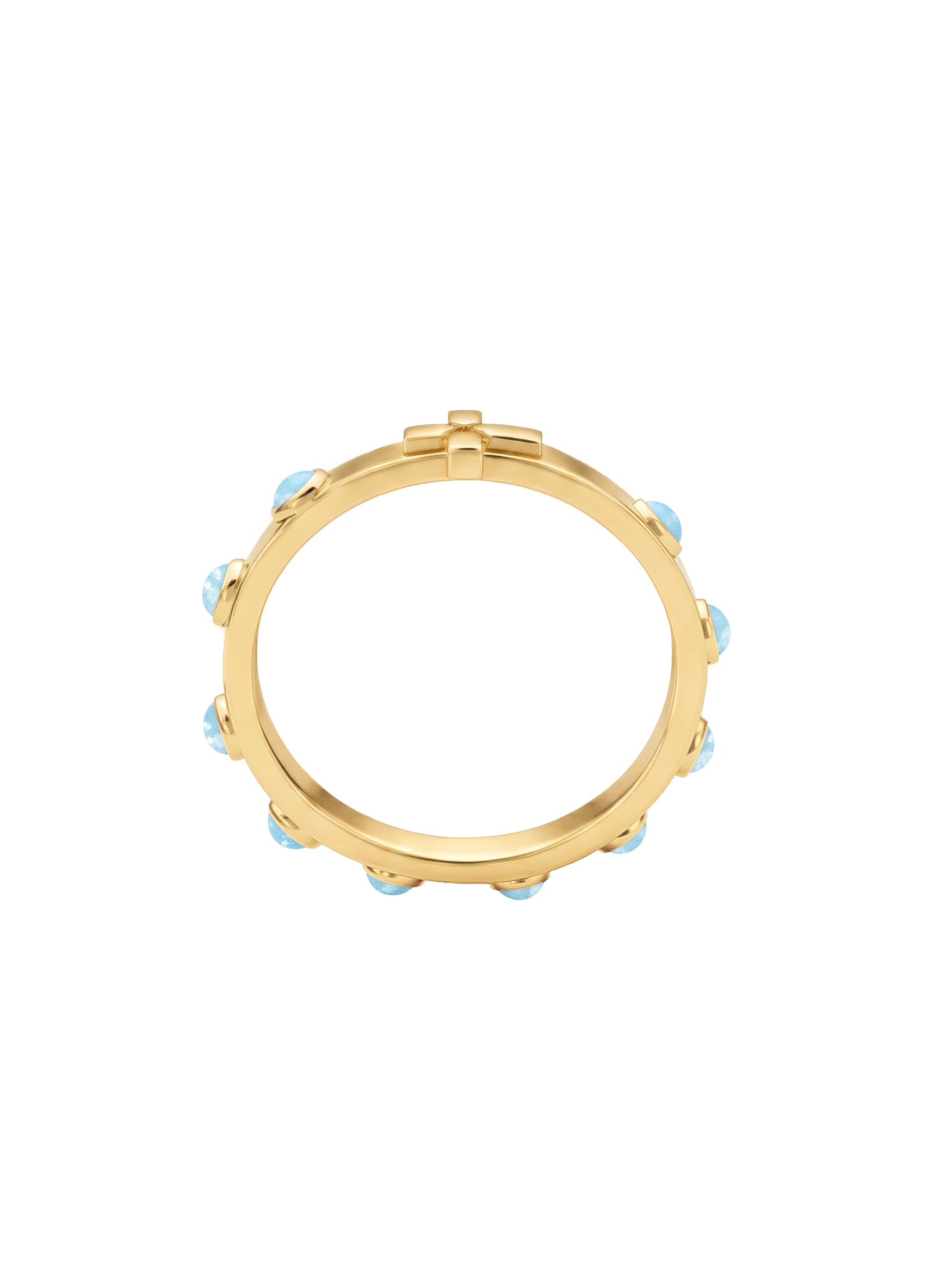 The Immaculate Ring - 14k Gold Vermeil and Immaculate Blue