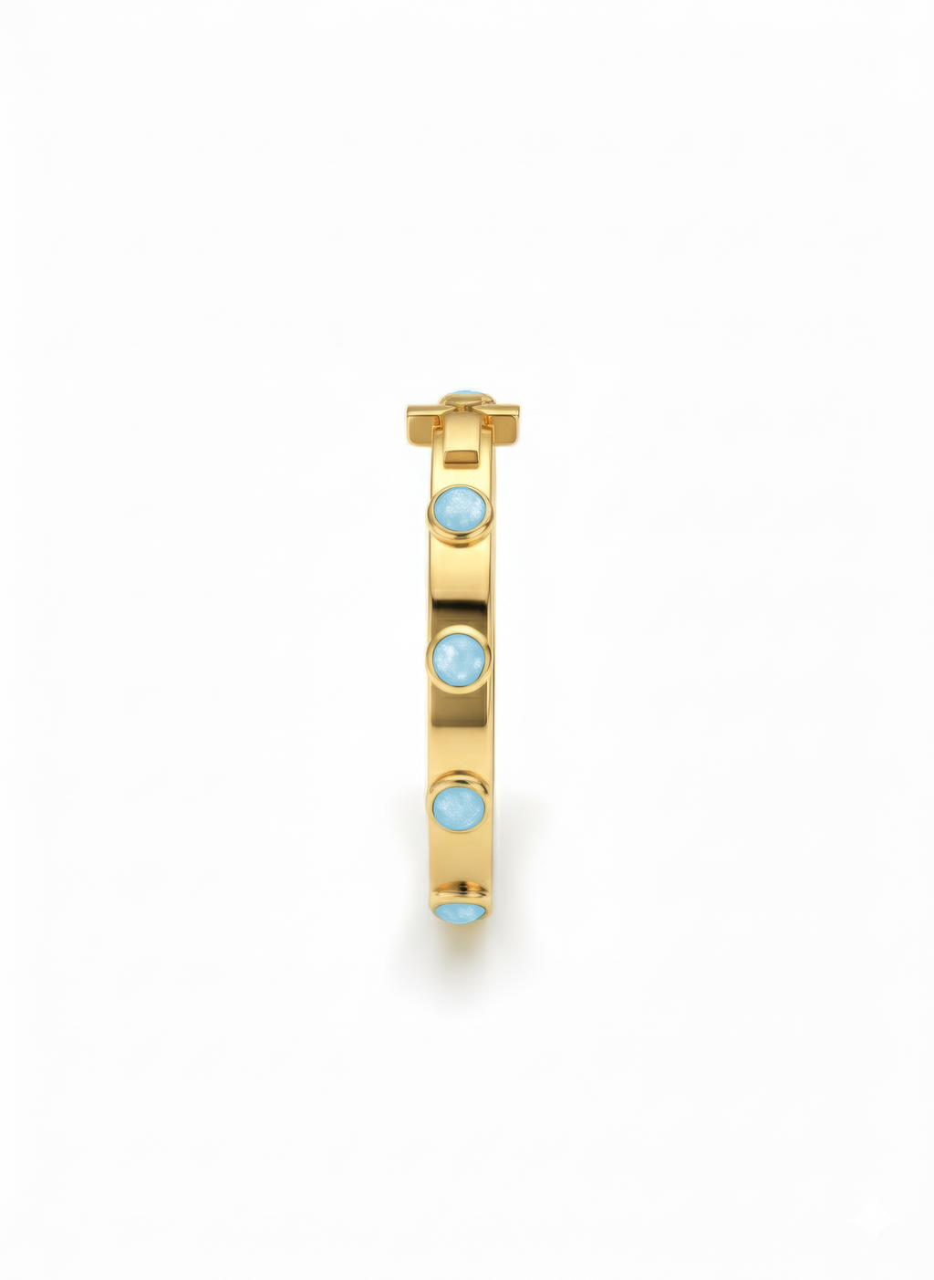 The Immaculate Ring - 14k Gold Vermeil and Immaculate Blue