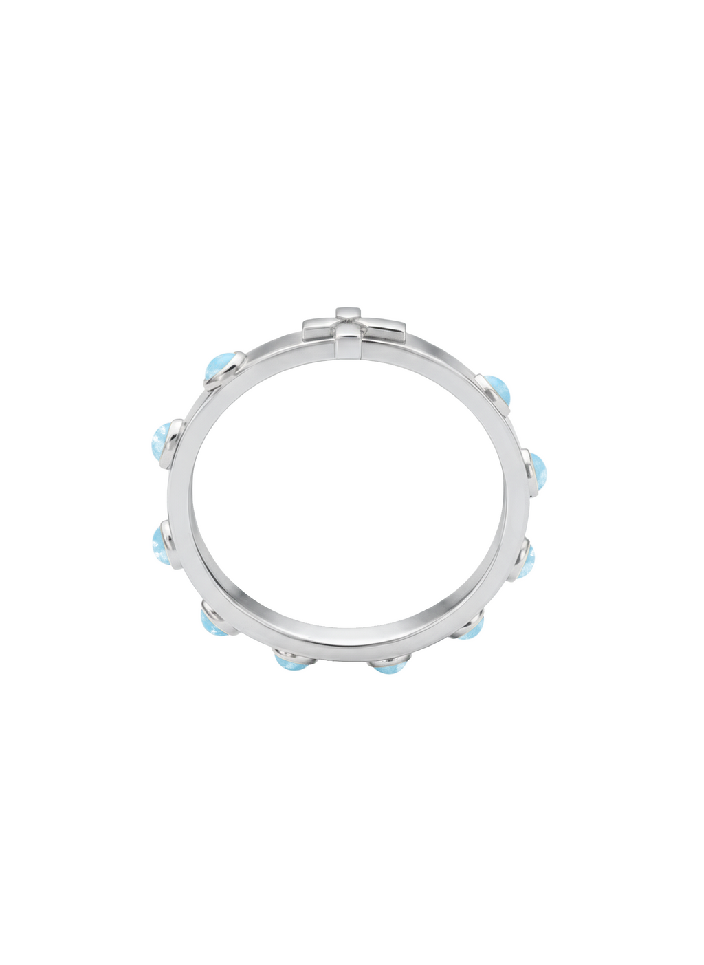 The Immaculate Ring - Rhodium covered Sterling Silver