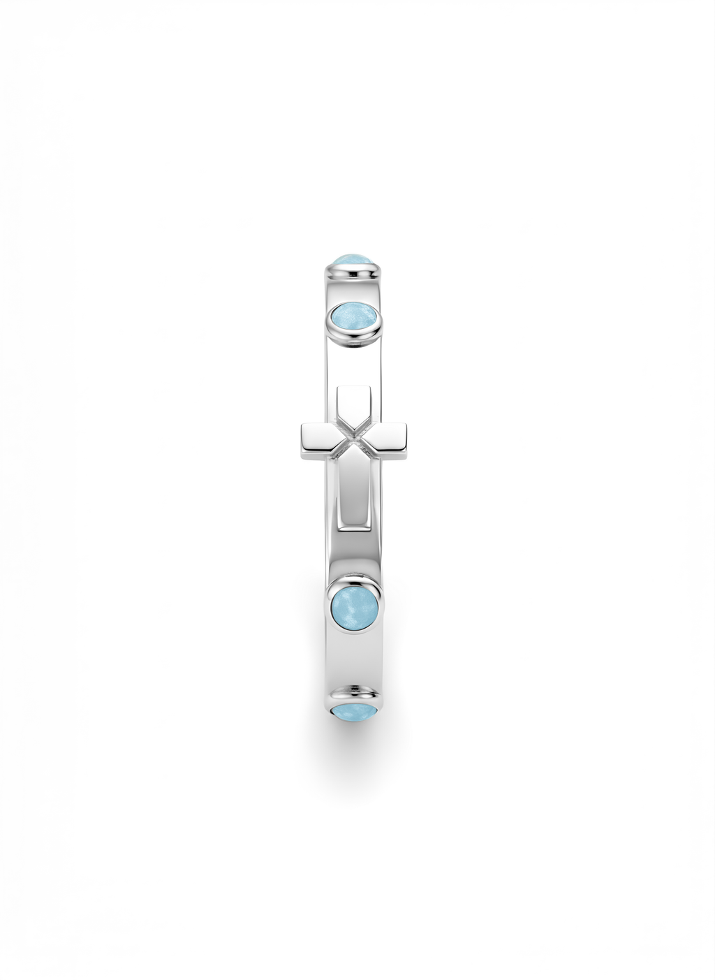 The Immaculate Ring - Rhodium covered Sterling Silver