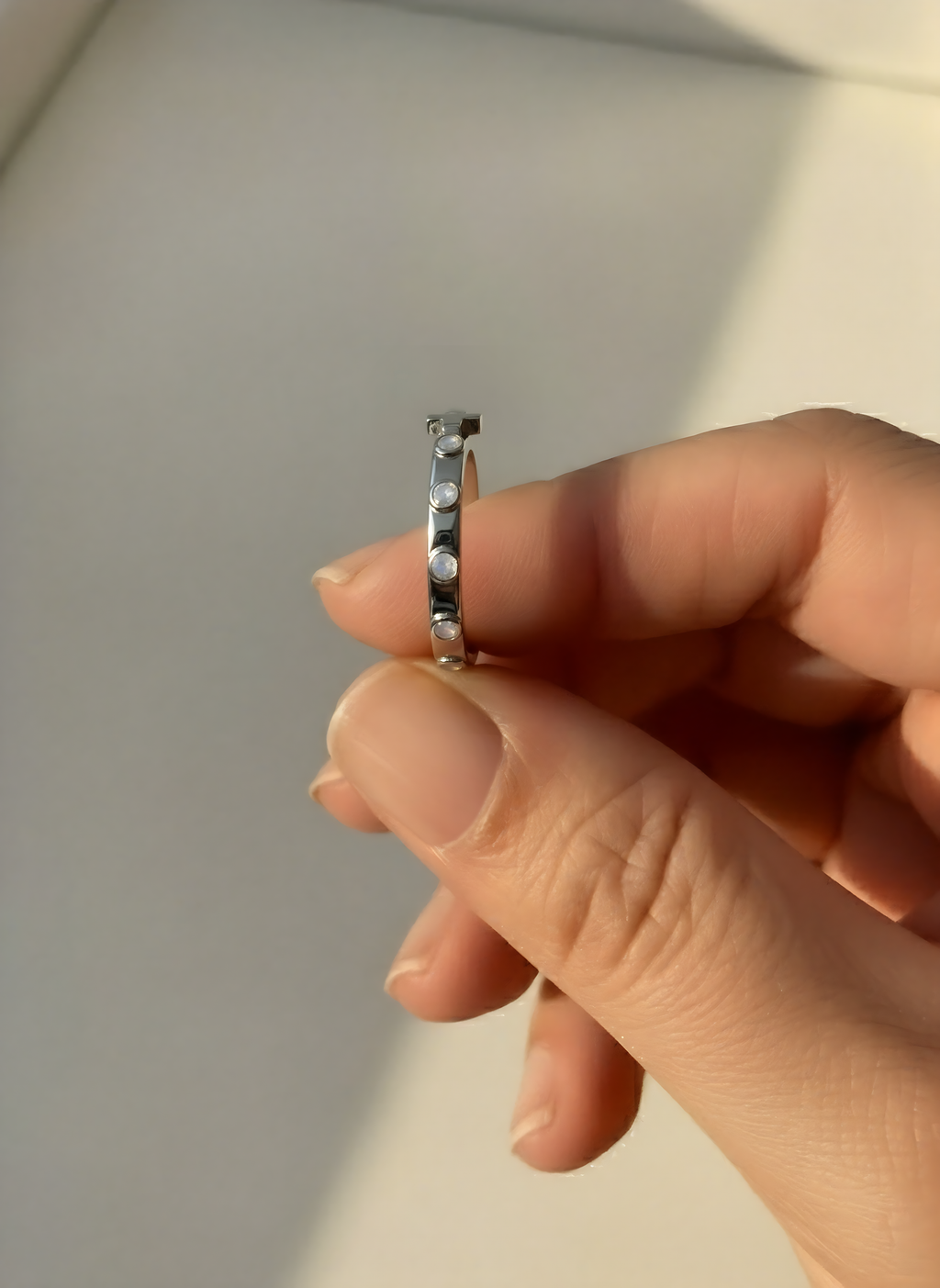 The Milagrosa Ring - Rhodium-plated Sterling Silver