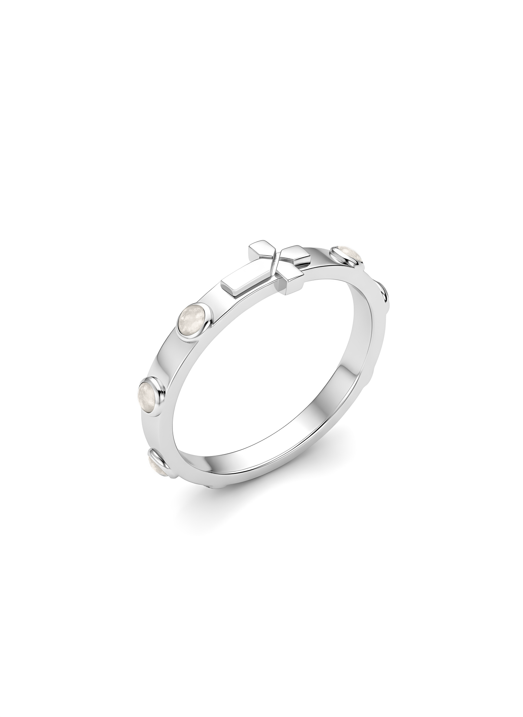 The Milagrosa Ring - Rhodium-plated Sterling Silver