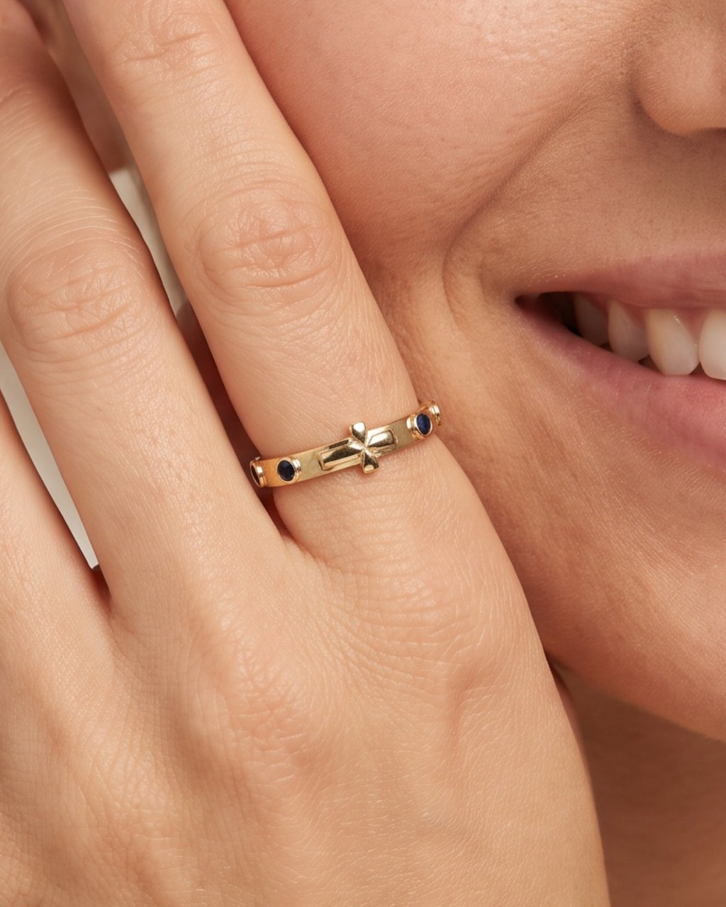 The Queen of Heaven Ring - 14k Gold Vermeil