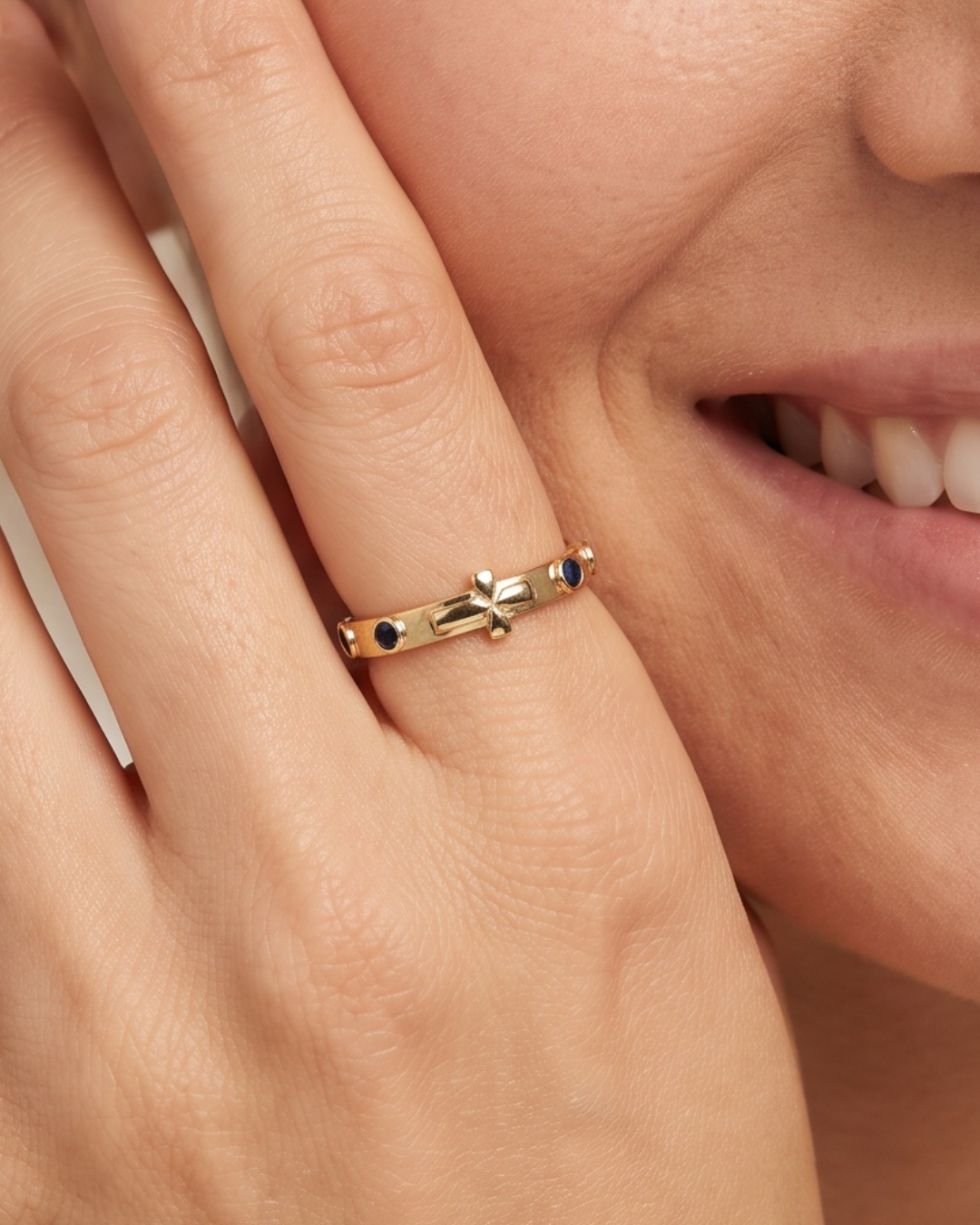 The Queen of Heaven Ring - 14k Gold Vermeil