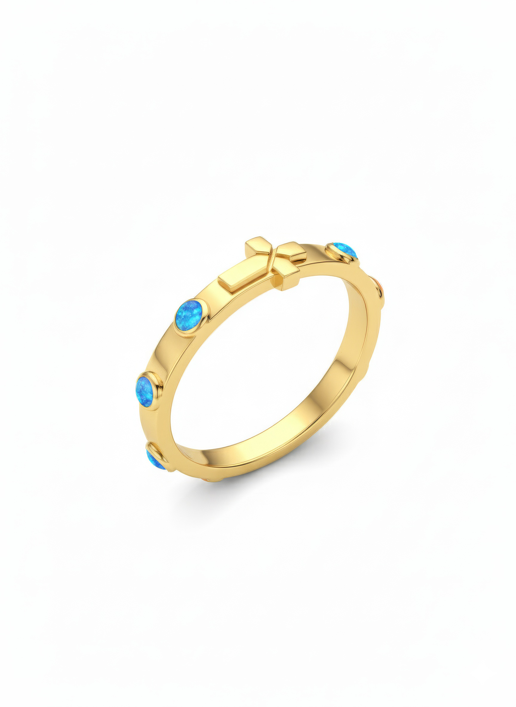 The Rosaria Ring - 14k Gold Vermeil