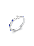The Queen of Heaven Ring - Rhodium-plated Sterling Silver