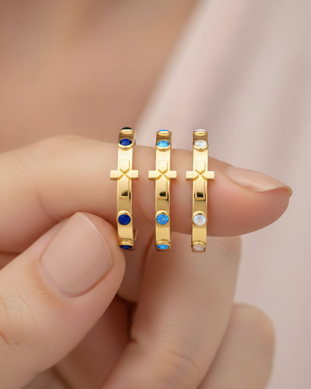 The Rosaria Ring - 14k Gold Vermeil